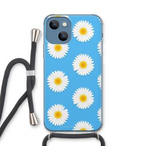 Margrietjes: iPhone 13 mini Transparant Hoesje met koord