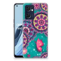 OPPO Reno 7 5G | Find X5 Lite | Hoesje maken | Cirkels en Vlinders