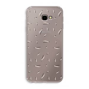 Hipster stripes: Samsung Galaxy J4 Plus Transparant Hoesje
