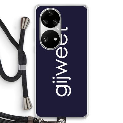 Gijweet: Huawei P50 Pro Transparant Hoesje met koord