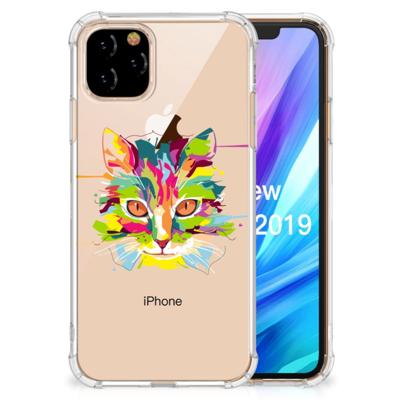 Apple iPhone 11 Pro Stevig | Bumper Hoesje | Cat Color Apple iPhone 11 Pro Stevig | Bumper Hoesje | Cat Color