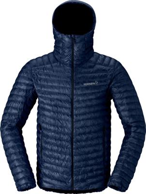Norrona Trollveggen Down800 Super Light Hood Isolatiejas Heren Indigo Night L