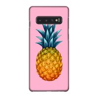 Grote ananas: Samsung Galaxy S10 4G Volledig Geprint Hoesje