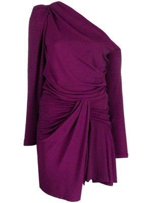 IRO robe Merimi à coupe asymétrique - Violet