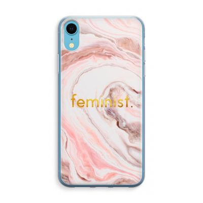 Feminist: iPhone XR Transparant Hoesje