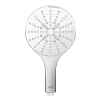 GROHE QuickFix Vitalio Handdouche 15cm rond met 3 straalsoorten chroom 26597000 - thumbnail