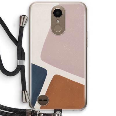 Geo #2: LG K10 (2017) Transparant Hoesje met koord