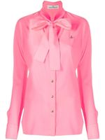 Vivienne Westwood chemise à col lavallière - Rose