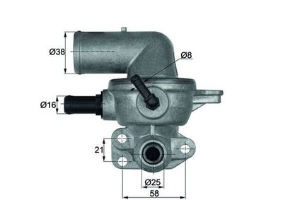 Thermostaat, koelvloeistof TI13388D