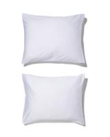 HEMA Kussenslopen 60x70cm satijn wit (wit)