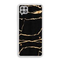 Gouden marmer: Samsung Galaxy A22 4G Transparant Hoesje