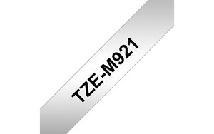 Brother TZe-M921 Zwart op metallic TZe labelprinter-tape