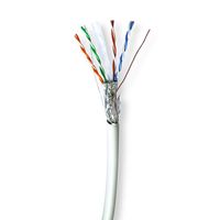 Netwerk Kabel Rol | CAT6 | Solid | S/FTP | Koper | 305 m | Grijs