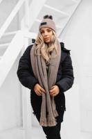 Malelions Knitted Muts & Sjaal Set Dames Bruin - Maat One Size - Kleur: Bruin | Soccerfanshop