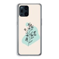 Violets are blue: Oppo Find X3 Pro Transparant Hoesje