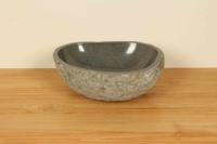 Waschbecken Flussstein RM030351, 41x35x15 cm