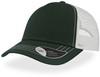 Atlantis AT527 Rapper Canvas Cap - Bottle-Green/White - One Size