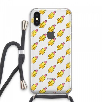 Waterijsjes: iPhone XS Max Transparant Hoesje met koord