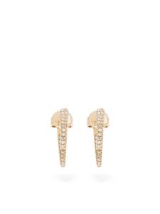 Ef Collection boucle d'oreille en or 14ct pavées de diamants