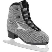 Roces - brits check - kunstschaatsen - schaatsen dames - zwart wit - klassiek design & onderhoudsvriendelijk ijzer - maat eu 40