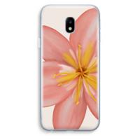 Pink Ellila Flower: Samsung Galaxy J3 (2017) Transparant Hoesje - thumbnail