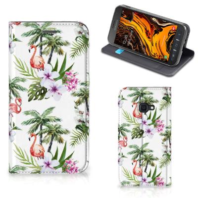 Samsung Galaxy Xcover 4s | Hoesje maken | Flamingo Palms