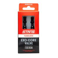 STANS Stan&apos;s tubeless exo-core valves - regular - black