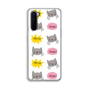 Meow: OnePlus Nord Transparant Hoesje