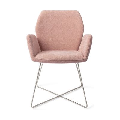 Jesper Home Misaki eetkamerstoel Anemone cross steel
