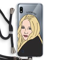 Mary Kate: Samsung Galaxy A10 Transparant Hoesje met koord