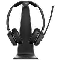 EPOS Impact 1061T On Ear headset Computer Bluetooth Stereo Zwart Headset, Incl. oplaad- en dockingstation