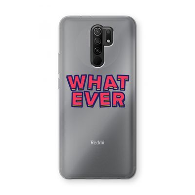 Whatever: Xiaomi Redmi 9 Transparant Hoesje