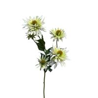 Kunstbloem rudbeckia spray 73cm wit