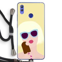 Ice cream: Honor Note 10 Transparant Hoesje met koord