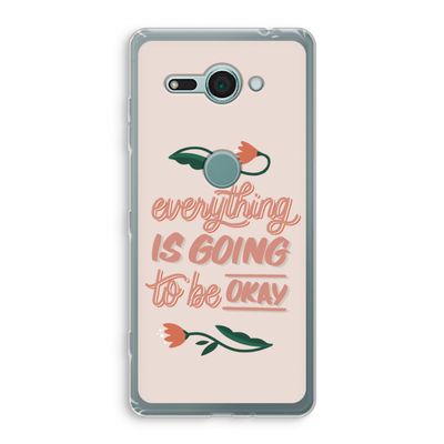 Optimistic flower girl: Sony Xperia XZ2 Compact Transparant Hoesje
