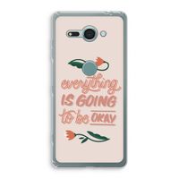 Optimistic flower girl: Sony Xperia XZ2 Compact Transparant Hoesje