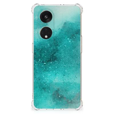 Back Cover OPPO Reno8 T 5G Painting Blue Back Cover OPPO Reno8 T 5G Painting Blue