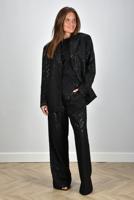 Rotate broek Wide Leg Sequins 113326-100 black