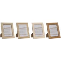 Fotolijsten Home ESPRIT Multicolour Kristal polyestyreen 21,2 x 1,6 x 26,2 cm (4 Stuks)