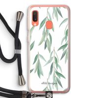 Branch up your life: Samsung Galaxy A20e Transparant Hoesje met koord