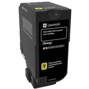 Lexmark Toner 74C2HYE Origineel Geel 12000 bladzijden 74C2HYE