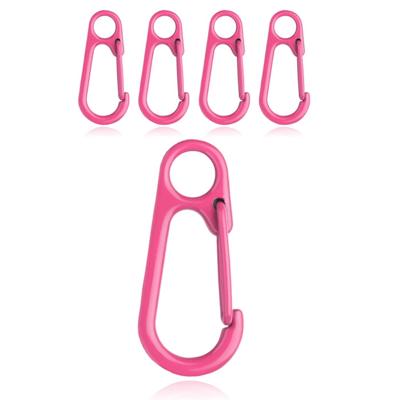 Set van 5 Gekleurde Karabijnhaken - Roze
