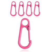 Set van 5 Gekleurde Karabijnhaken - Roze