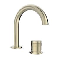 Blaufoss Pavilion Curve standaard wastafelkraan Brushed Champagne Gold