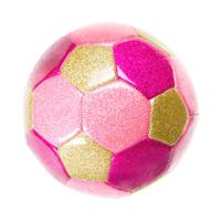 LG-Imports Metallic Voetbal Roze, 15cm - thumbnail