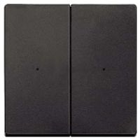 MEG5220-0414  - Cover plate for switch/dimmer anthracite MEG5220-0414 - thumbnail