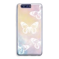 White butterfly: Honor 9 Transparant Hoesje