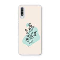 Violets are blue: Samsung Galaxy A70 Transparant Hoesje