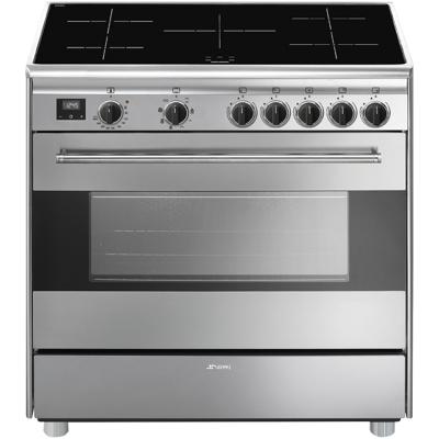Smeg BG91IX2 Inductie fornuis Grijs