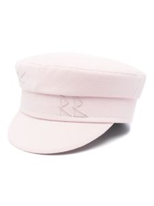 Ruslan Baginskiy casquette gavroche à logo appliqué - Rose